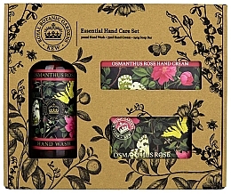 Kup Zestaw - The English Soap Company Osmanthus Rose Essential Hand Care Set (soap/240g + h/cr/75ml + h/wash/500ml)