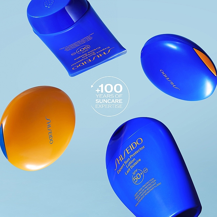 Krem nawilżający do twarzy i ciała z ochroną przeciwsłoneczną SPF 50 - Shiseido Sun Expert Protection Face and Body Lotion SPF50 — Zdjęcie N6