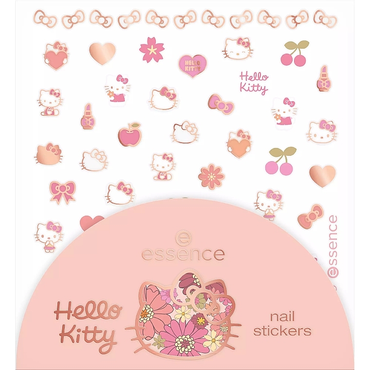 Naklejki na paznokcie - Essence Hello Kitty Nail Stickers  — Zdjęcie N1