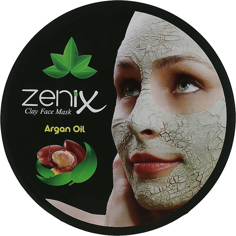 Glinkowa maseczka do twarzy z olejem arganowym - Zenix Professional SkinCare Clay Face Mask Argan Oil — Zdjęcie N3