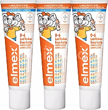 Kup Zestaw - Elmex Kids Toothpaste(3x50ml)