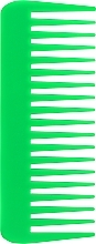 Grzebień do włosów z szeroko rozstawionymi zębami, zielony - Bifull Professional Wide-Tooth Comb — Zdjęcie N1