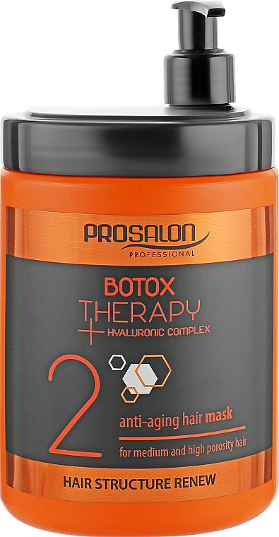 Maska przeciwstarzeniowa do włosów - Prosalon Botox Therapy Anti-aging Hair Mask — Zdjęcie N1
