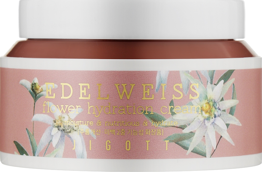 Odmładzający krem z ekstraktem z szarotki szwajcarskiej - Jigott Edelweiss Flower Hydration