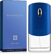 Givenchy Pour Homme Blue Label - Woda toaletowa  — Zdjęcie N2