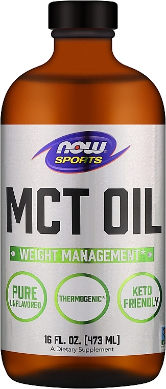 Płynny olej MCT - Now Foods Sports MCT Oil — Zdjęcie N1