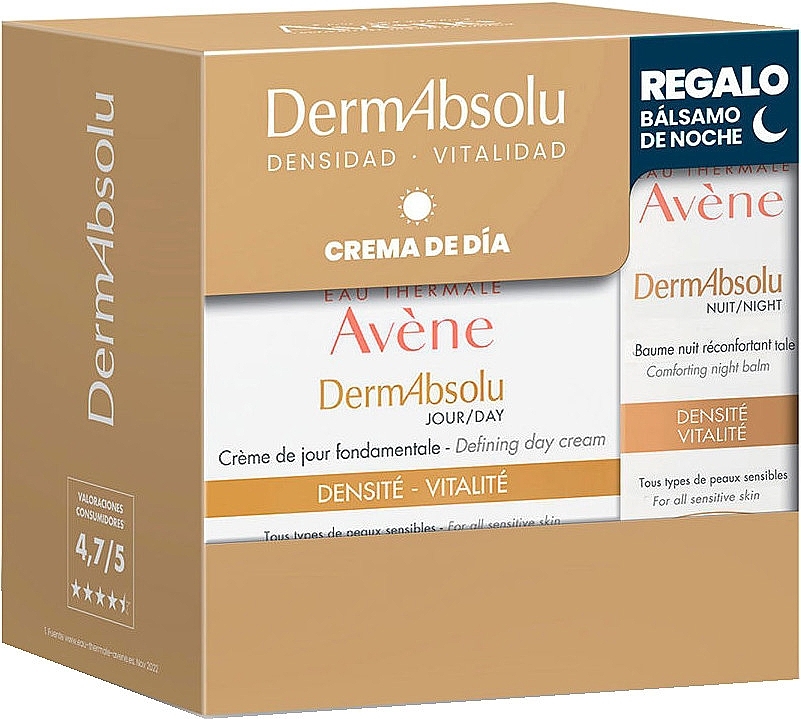 Zestaw dla mężczyzn - Avene DermAbsolu Day Cream (d/cr/40ml + n/balm/10ml) — Zdjęcie N1