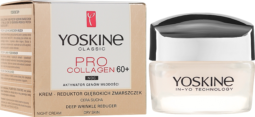 Regenerujący krem na noc do cery suchej 60+ - Yoskine Classic Pro Collagen Face Cream — Zdjęcie N1