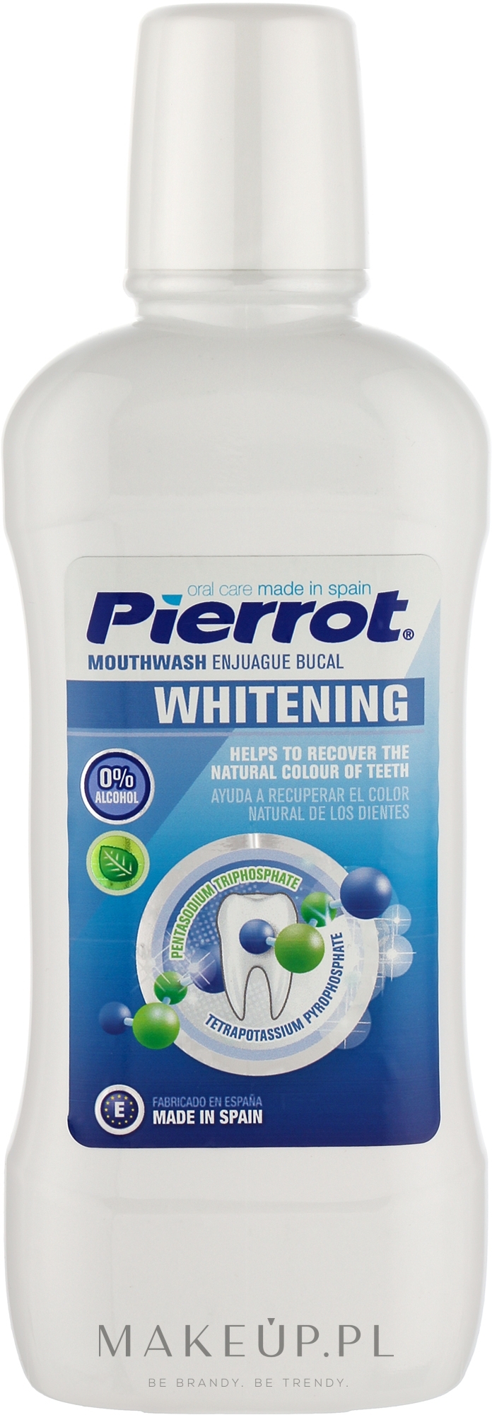 Wybielający płyn do płukania jamy ustnej - Pierrot Whitening Mouthwash — Zdjęcie 500 ml