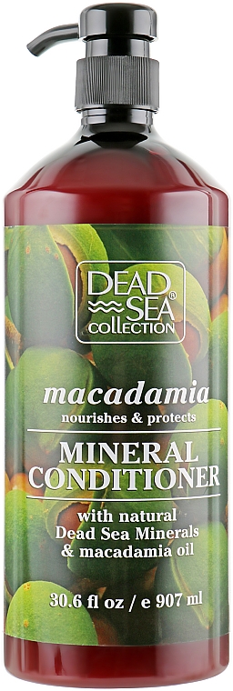 Odżywka do włosów z minerałami z Morza Martwego i olejkiem makadamia - Dead Sea Collection Macadamia Mineral Conditioner
