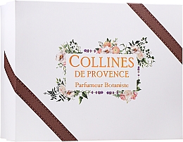 Zestaw - Collines De Provence Gift Box (h/cr/30ml + shr/gel/200ml + candle/75g + aroma/diffuser/200ml) — Zdjęcie N4