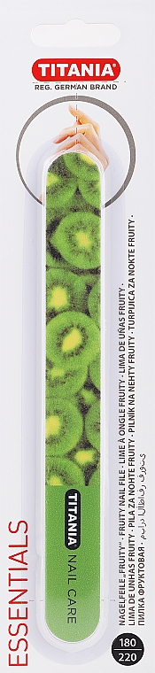 Pilnik do paznokci, kiwi - Titania Nail File Fruity — Zdjęcie N1