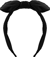 Kup Opaska do włosów, FA-5613, czarna z kokardką - Donegal