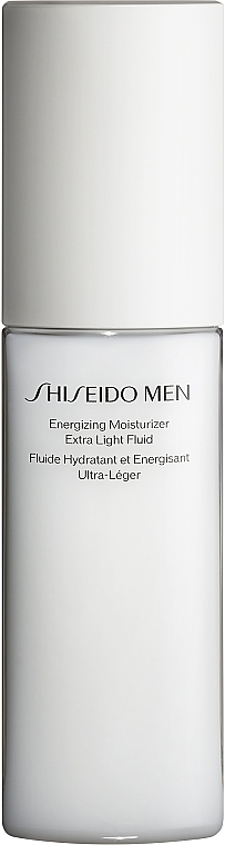 Nawilżająca emulsja energetyzująca do twarzy dla mężczyzn - Shiseido Men Energizing Moisturizer Extra Light Fluid — Zdjęcie N1