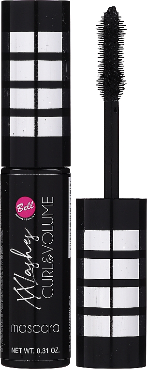 Podkręcający tusz zwiększający objętość rzęs - Bell XXLashes Curl&Volume Mascara — Zdjęcie N1