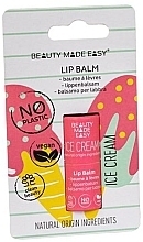 Balsam do ust Lody - Beauty Made Easy Vegan Paper Tube Lip Balm Ice Cream — Zdjęcie N1