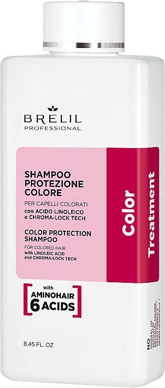 Szampon do włosów farbowanych - Brelil Color Treatment Color Protection Shampoo — Zdjęcie N1