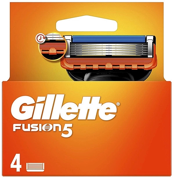 Wymienne wkłady do maszynki, 4 szt. - Gillette Fusion 5 — Zdjęcie N2
