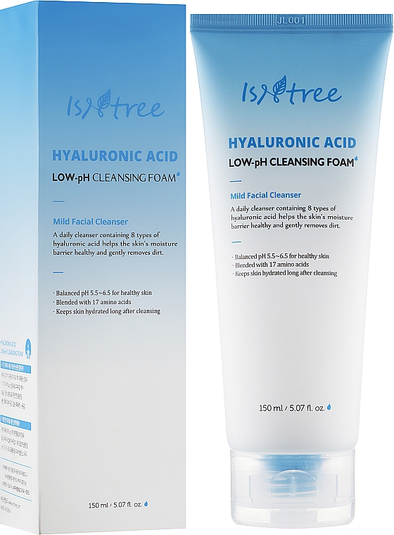 Pianka do mycia twarzy - Isntree Hyaluronic Acid Low pH Cleansing Foam — Zdjęcie N2