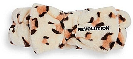 Opaska kosmetyczna do włosów, leopard - Revolution Skincare Leopard Print Hair Band  — Zdjęcie N2