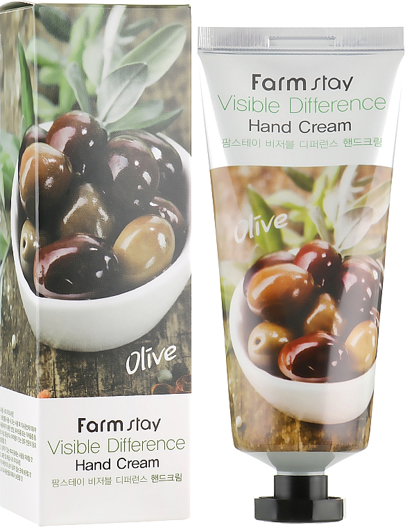 Krem do rąk z ekstraktem z oliwek - FarmStay Visible Difference Olive