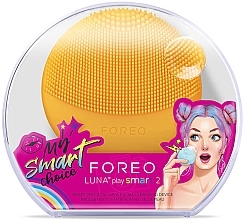 Szczoteczka do oczyszczania twarzy i masażer - Foreo Luna Play Smart 2 Lemon Squeezy — Zdjęcie N2