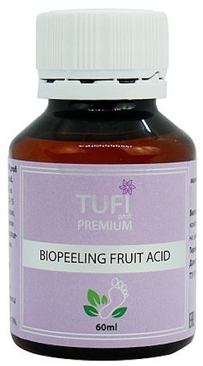 Zmywacz do pedicure - Tufi Profi Premium BioPeeling Fruit Acid — Zdjęcie N1