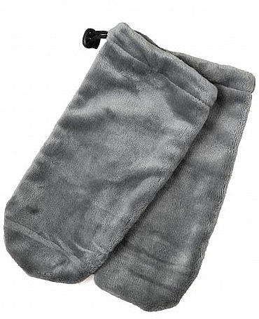 Rękawice frotte do terapii parafinowej, szare - Kodi Professional Terry Gloves Gray — Zdjęcie N1