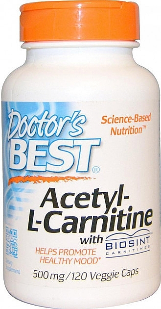 WYPRZEDAŻ Aminokwas Acetylo-L-karnityna, 500 mg - Doctor's Best Acetyl L-Carnitine * — Zdjęcie N2