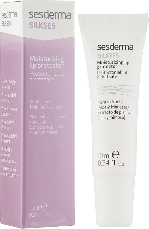 Nawilżający preparat do ust - SesDerma Laboratories Silkses Moisturizing Lip Protector — Zdjęcie N1