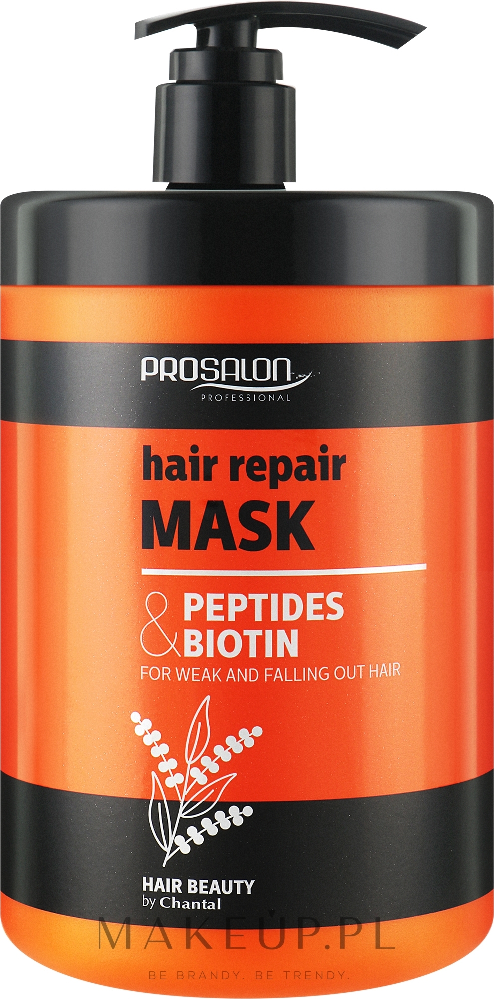Maska rewitalizująca z peptydami i biotyną - Prosalon Peptides & Biotin — Zdjęcie 1000 ml
