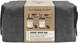 Kup Zestaw, 5 produktów - Baylis & Harding The Fuzzy Duck Bergamot, Hemp & Sandalwood Luxury Wash Bag Gift Set