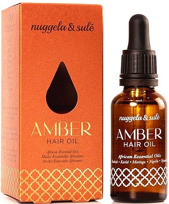 Bursztynowy olejek do włosów - Nuggela & Sule Amber Hair Oil — Zdjęcie N1