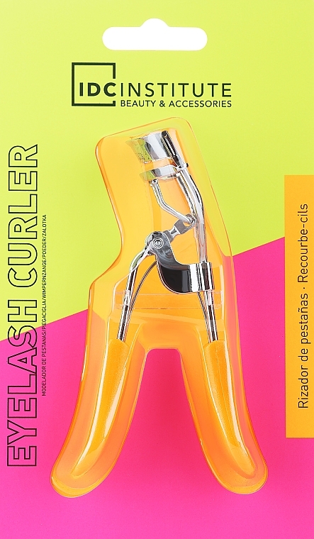 Zalotka do rzęs, pomarańczowa - IDC Institute Neon Eyelash Curler — Zdjęcie N1