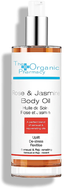 Masło do ciała Róża i jaśmin - The Organic Pharmacy Rose & Jasmine Body Oil — Zdjęcie N2