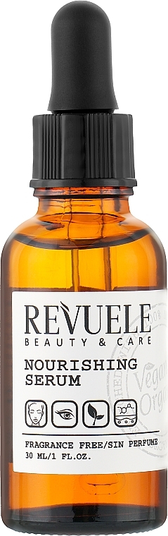 Odżywcze serum do twarzy - Revuele Vegan & Organic Nourishing Serum — Zdjęcie N1