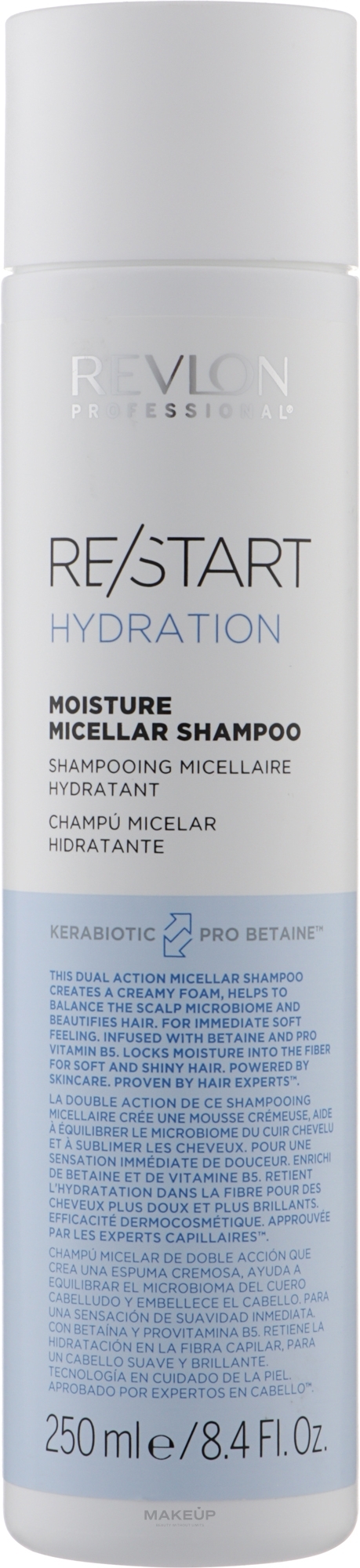 Szampon nawilżający - Revlon Professional Restart Hydration Shampoo — Zdjęcie 250 ml