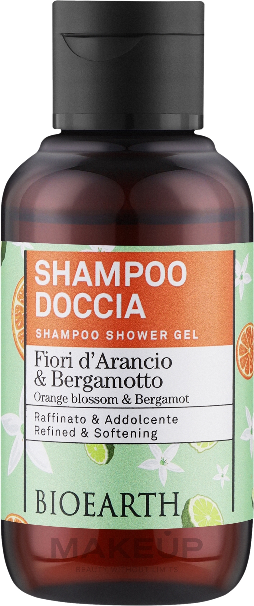 Szampon-żel pod prysznic Kwiat pomarańczy i bergamotka - Bioearth Family Orange Blossom & Bergamot Shampoo Shower Gel — Zdjęcie 100 ml