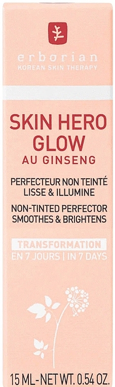 Krem rozświetlający - Erborian Skin Hero Glow Au Ginseng — Zdjęcie N2