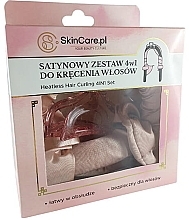 PRZECENA! Satynowy zestaw 4 w 1 do kręcenia włosów - SkinCare 4-in-1 Hair Curler Set-Solid * — Zdjęcie N2