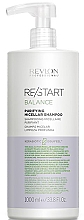 Szampon głęboko oczyszczający - Revlon Professional Restart Balance Purifying Micellar Shampoo — Zdjęcie N2