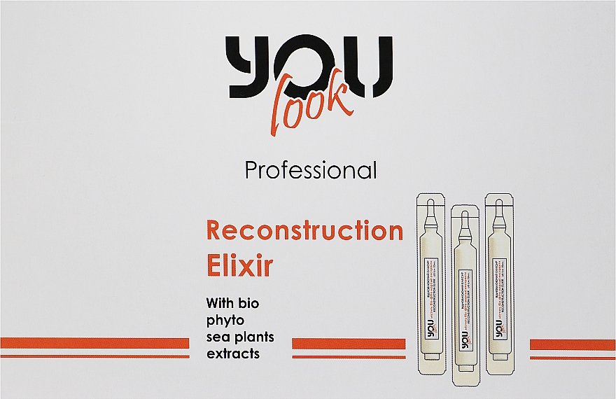 Odbudowujący eliksir do włosów w ampułkach - You look Professional Reconstruction Elixir