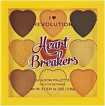 Paleta cieni do powiek - I Heart Revolution Heart Breakers Eyeshadow Palette — Zdjęcie N2