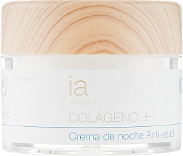 Przeciwzmarszczkowy krem do twarzy na noc z kolagenem i witaminą C - Interapothek Crema De Noche Anti-Edad Colageno + — Zdjęcie N2