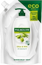 Żel pod prysznic - Palmolive Naturals Olive And Milk Shower Cream (doy-pak) — Zdjęcie N1
