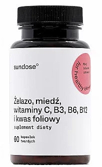 Suplement diety niedokrwistości - Sundose For Healthy Blood Suplement Diety — Zdjęcie N1