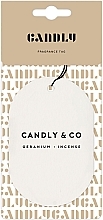 Kup Zawieszka zapachowa - Candly & Co No.1 Geranium Incense Fragrance Tag