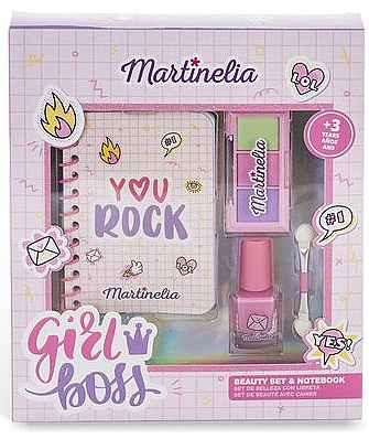 Zestaw kosmetyków dla dzieci z notatnikiem - Martinelia Super Girl Boss Beauty Set & Notebook — Zdjęcie N1