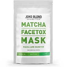 Maseczka do twarzy z wyciągiem z zielonej herbaty - Joko Blend Matcha Facetox Mask — Zdjęcie N3