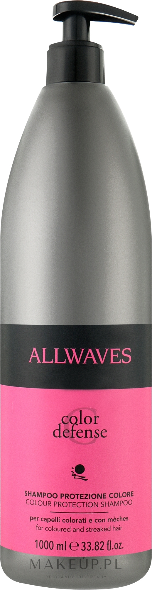 Ochronny szampon do włosów farbowanych - Allwaves Color Defense Colour Protection Shampoo — Zdjęcie 1000 ml